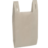 Recycled Non-Woven T-Shirt Tote — Tan (TN) — blank right angle — 12