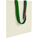 Nebraska 4oz Recycled Cotton Convention Tote — Green (GR) — blank right angle — 40