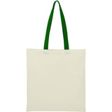 Nebraska 4oz Recycled Cotton Convention Tote — Green (GR) — blank front view — 38