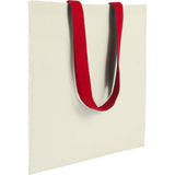 Nebraska 4oz Recycled Cotton Convention Tote — Red (RD) — blank right angle — 16