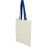 Nebraska 4oz Recycled Cotton Convention Tote — Royal (RYL) — blank left angle — 35