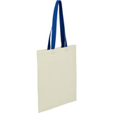 Nebraska 4oz Recycled Cotton Convention Tote — Royal (RYL) — blank right angle — 33