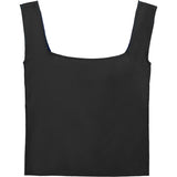 Mini-to-Market Packable Shopper Tote — Black (BK) — blank back view — 27