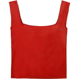 Mini-to-Market Packable Shopper Tote — Red (RD) — blank back view — 39