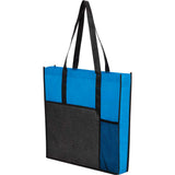 Radius Recycled Non-Woven Tote — Process Blue (PBL) — blank left angle — 13