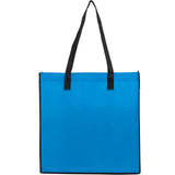 Radius Recycled Non-Woven Tote — Process Blue (PBL) — blank back view — 11