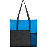 Radius Recycled Non-Woven Tote — Process Blue (PBL) — blank front view — 10
