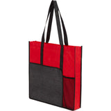 Radius Recycled Non-Woven Tote — Red (RD) — blank left angle — 7