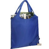 Bungalow RPET Foldable Shopper Tote — Royal (RYL) — blank product view — 17