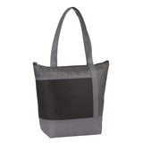 Chrome 9-Can Non-Woven Insulated Cooler Lunch Bag — Black (BK) — blank product view — 12