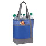 Chrome 9-Can Non-Woven Insulated Cooler Lunch Bag — Royal (RYL) — blank product view — 6