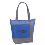 Chrome 9-Can Non-Woven Insulated Cooler Lunch Bag — Royal (RYL) — decorated product view — 3