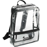 Rally Slim Backpack — Black (BK) — decorated right angle — 4