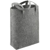 Recycled Felt Shopper Tote — Charcoal (CA) — blank right angle — 7