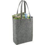 Recycled Felt Shopper Tote — Charcoal (CA) — blank right angle — 6