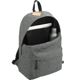 Vila Recycled 15" Computer Backpack — Graphite (GA) — blank right angle — 15