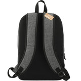 Vila Recycled 15" Computer Backpack — Graphite (GA) — blank back view — 14
