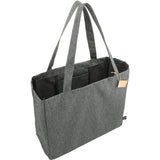 Vila Recycled All-Purpose Tote — Graphite (GA) — blank right angle — 17