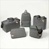 Vila Recycled All-Purpose Tote — Graphite (GA) — blank product view — 16