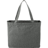 Vila Recycled All-Purpose Tote — Graphite (GA) — blank back view — 12