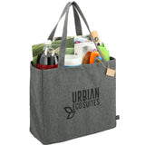 Vila Recycled All-Purpose Tote — Graphite (GA) — decorated right angle — 9
