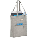 THE GOODS™ Recycled Work Anywhere Tote — Gray (GY) — blank right angle — 5
