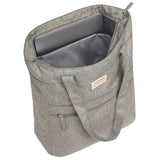 THE GOODS™ Recycled Work Anywhere Tote — Gray (GY) — blank right angle — 4