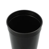 Solid 12oz Stadium Cup — Black (BK) — blank right angle — 13