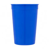 Solid 12oz Stadium Cup — Blue (BL) — blank product view — 24