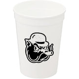 Solid 12oz Stadium Cup — Frost (FRST) — decorated front view — 18