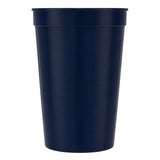Solid 12oz Stadium Cup — Navy (NY) — blank product view — 7