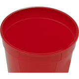 Solid 12oz Stadium Cup — Red (RD) — blank right angle — 17