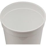Solid 12oz Stadium Cup — White (WH) — blank right angle — 5