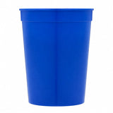 Solid 16oz Stadium Cup — Blue (BL) — blank product view — 8