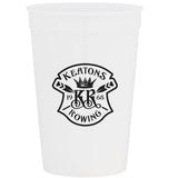 Solid 16oz Stadium Cup — Frost (FRST) — decorated front view — 36