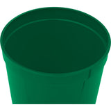 Solid 16oz Stadium Cup — Green (GR) — blank right angle — 35