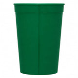 Solid 16oz Stadium Cup — Green (GR) — blank product view — 33