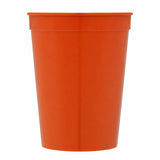 Solid 16oz Stadium Cup — Orange (OR) — blank product view — 3