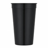 Solid 32oz Stadium Cup — Black (BK) — blank product view — 3