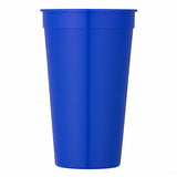 Solid 32oz Stadium Cup — Blue (BL) — blank product view — 16