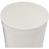 Solid 32oz Stadium Cup — White (WH) — blank right angle — 14