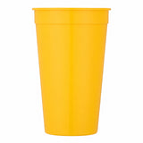 Solid 32oz Stadium Cup — Yellow (YW) — blank product view — 8