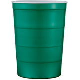 Recyclable Steel Chill-Cups™ 16oz — Green (GR) — blank front view — 22