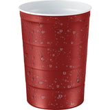 Recyclable Steel Chill-Cups™ 16oz — RED (RE) — blank front view — 4