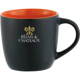 Riviera Electric 11oz Ceramic Mug — Black — decorated front view — 5