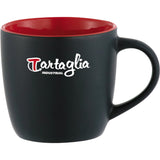 Riviera Electric 11oz Ceramic Mug — Black w — decorated front view — 9