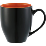 Zapata 15oz Ceramic Mug Electric — Black — blank front view — 5