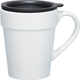 Habanera 10oz Ceramic Mug — White (WH) — blank front view — 3