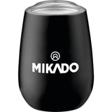 Neo 10oz Vacuum Insulated Cup — Black (BK) — decorated front view — 9