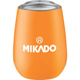 Neo 10oz Vacuum Insulated Cup — Orange (OR) — decorated front view — 5